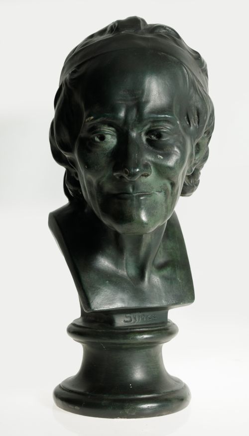 "Voltaire" busto según un modelo de Houdon, S.XX
