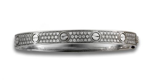 PULSERA LOVE CARTIER DE ORO Y DIAMANTES