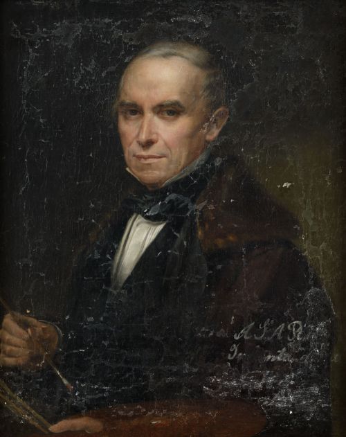 ANÓNIMO ¿JOSÉ DE MADRAZO?, "José de Madrazo", Óleo sobre li