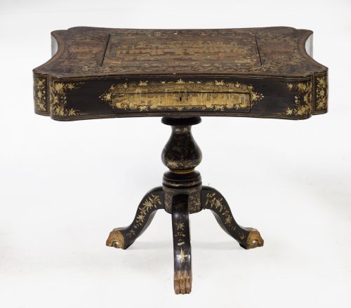Mesa auxiliar, Cantón, S. XIX