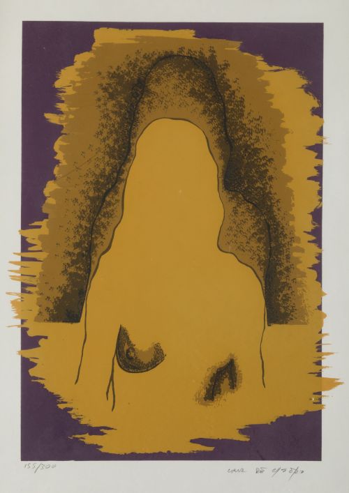 FRANCISCO CRUZ DE CASTRO, "Sin título", Serigrafía sobre pa