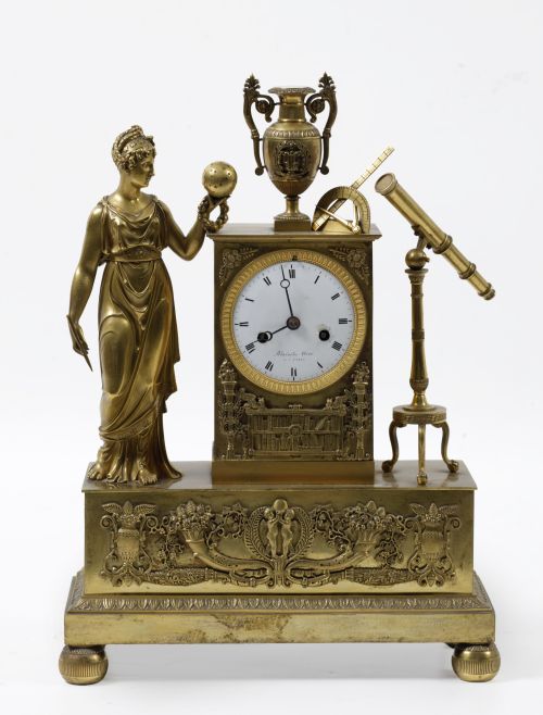 Reloj de sobremesa de estilo restauración, Francia, c. 1900