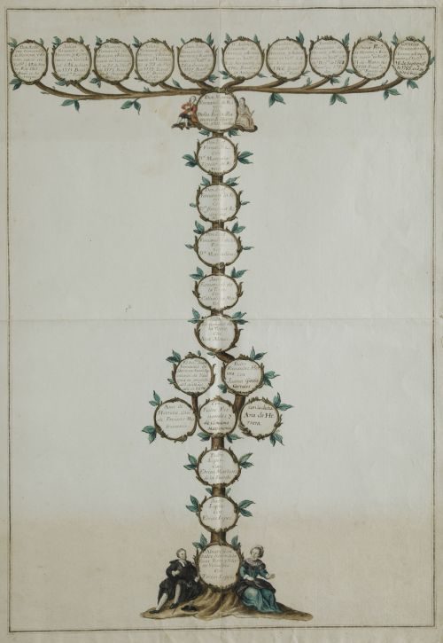 ANÓNIMO, "Árbol genealógico de la familia Fernández de Rive