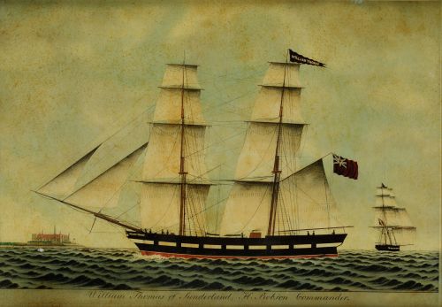 ANÓNIMO, "William Thomas of Sunderland", Litografía colorea