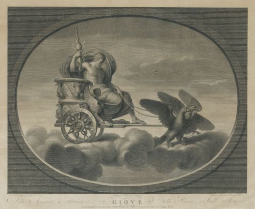 PIETRO BONATO , "Júpiter" y "Marte", Pareja de grabados.