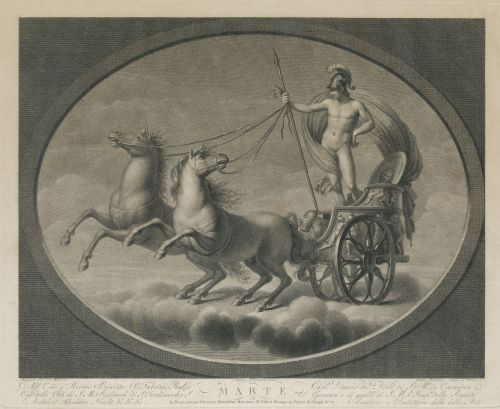 PIETRO BONATO , "Júpiter" y "Marte", Pareja de grabados.