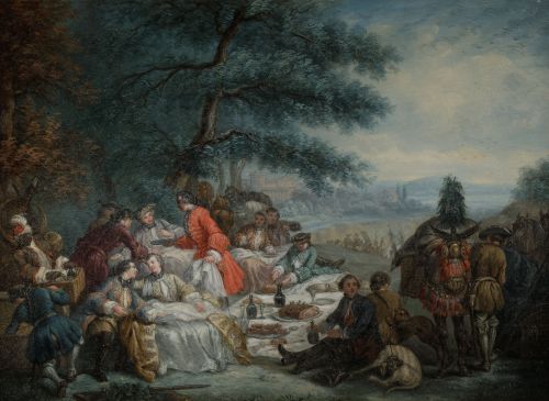 ALEXANDRE PAUL JOSEPH VERON "VERON BELLECOURT", "Merienda g