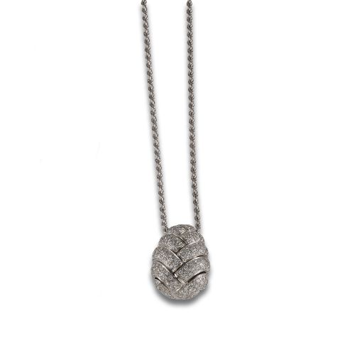 COLLAR FIRMADO POR DAMIANI DE ORO Y DIAMANTES