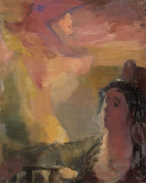 MARIANO  PELAEZ LANGA, "Ya te conozco", Óleo sobre lienzo
