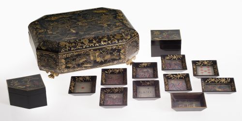 Caja para naipes, China, S.XIX