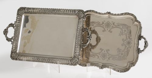 Bandeja de plata contrastada, ley 916, España. med.S.XX