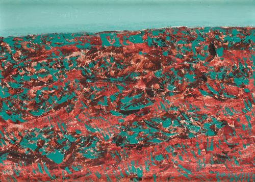 FRANCISCO  LOZANO SANCHÍS, "Paisaje", 1974, Óleo sobre lien