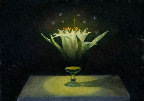 ALBERTO DONAIRE, "Copa flor II", 2026, Óleo sobre lienzo