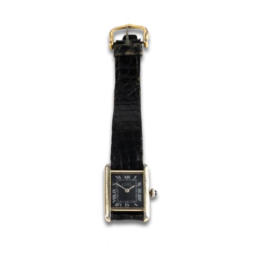 RELOJ CARTIER MUST DE PLATA DORADA