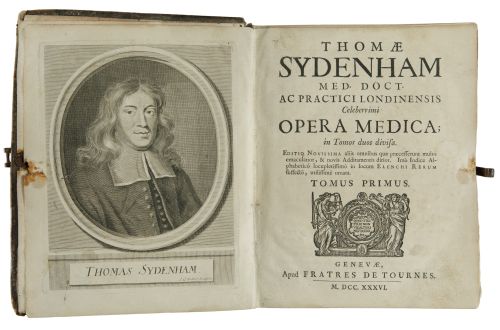 THOMAS SYDENHAM, "Med. Doct. ac practici londinensis Celebe
