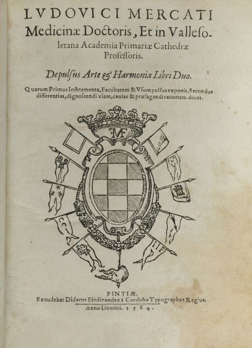 LUIS MERCADO, "Lvdovici Mercati. Medicinae Doctoris, Et in