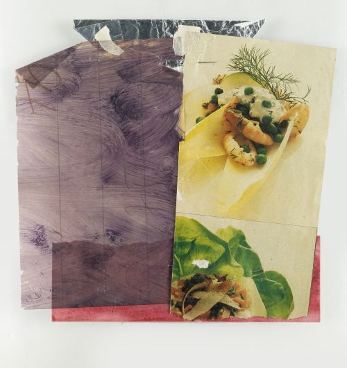 MIGUEL ANGEL  CAMPANO, "Sin título", Técnica mixta y collag
