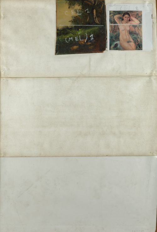 JORDI COLOMER, "Mel i Cell II (tríptico)", 1990, Collage y