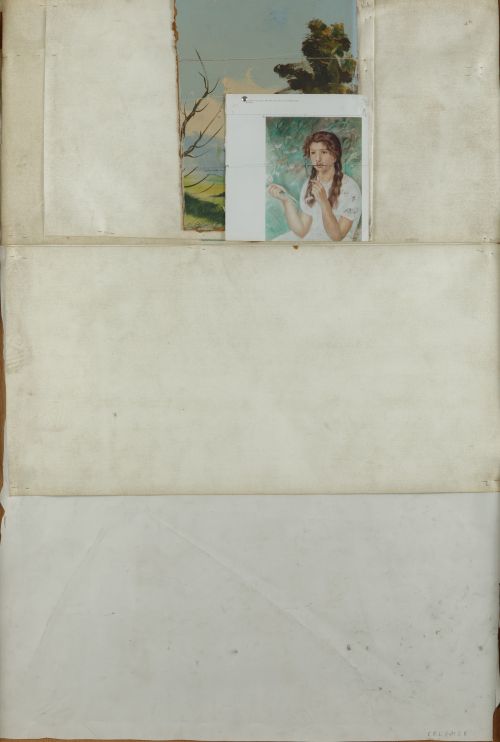JORDI COLOMER, "Mel i Cell II (tríptico)", 1990, Collage y