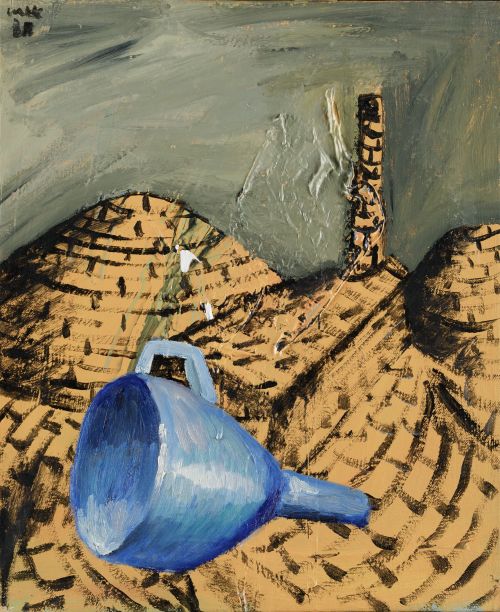 JESÚS MAX, "Reinos (el libro automático)", 1987, Seis óleos