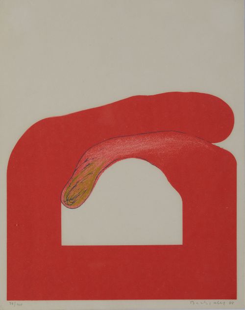 ERWIN BECHTOLD, "Sin título", 1968, Litografía sobre papel