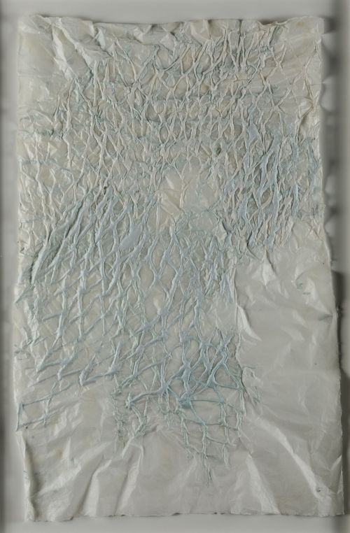 VICTORIA RABAL, "Evanescent II", 2013, Pulpa de papel y pig