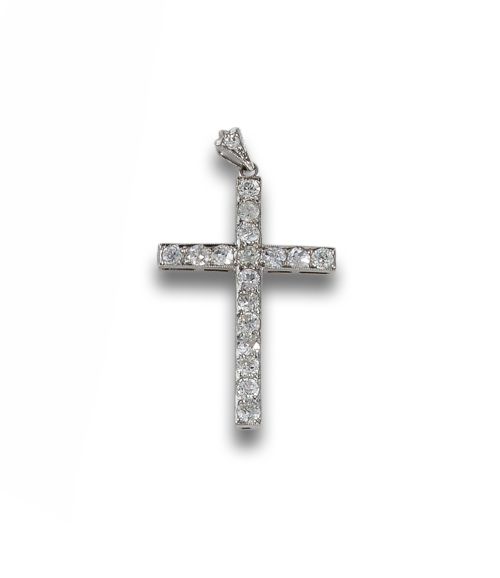 CRUZ DE ORO Y DIAMANTES