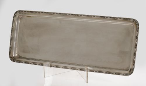 Bandeja rectangular en plata española ley 916