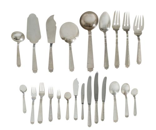  Cubertería en plata sterling ley 925