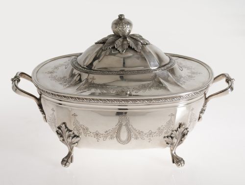Sopera en plata portuguesa ley 916, S. XX