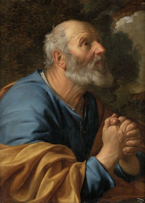 PHILIPPE CHAMPAIGNE , "Las lágrimas de san Pedro", h. 1669,