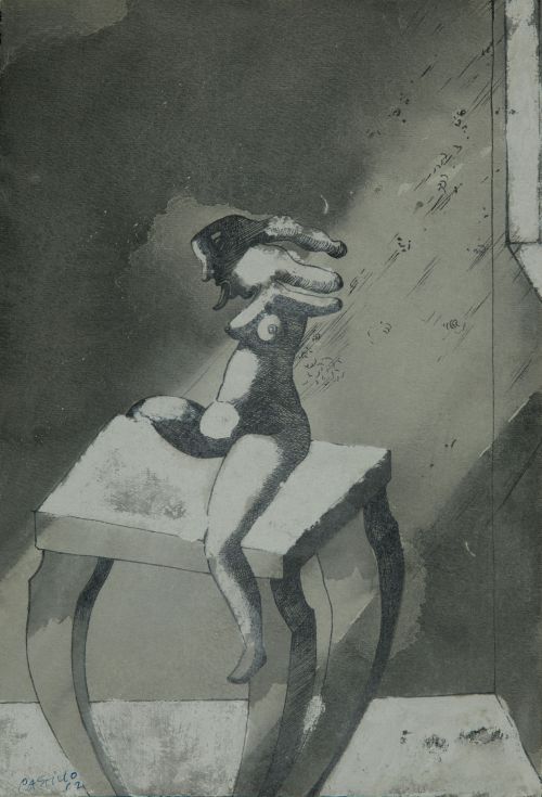 JORGE CASTILLO, "Sin título", Técnica mixta sobre papel
