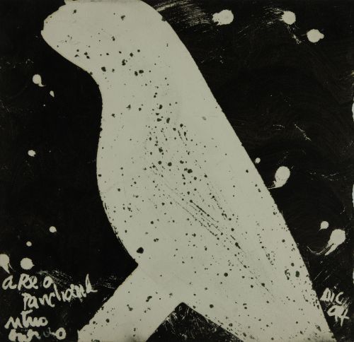 ARTURO GUERRERO BENITO, "Ave", 1994, Técnica mixta sobre pa