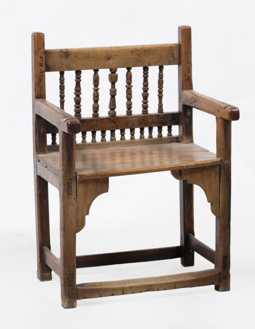 Silla de brazos, España, S. XVIII