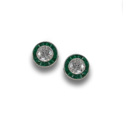 PENDIENTES ESTILO ART DECO OJO DE PERDIZ