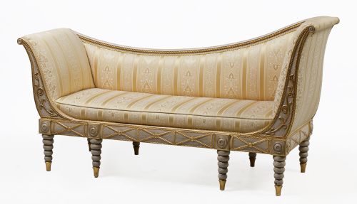 Chaisse longue de estilo imperio, S. XX