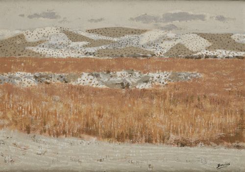 JOSÉ BEULAS RECASENS, "Monegros", Óleo sobre lienzo