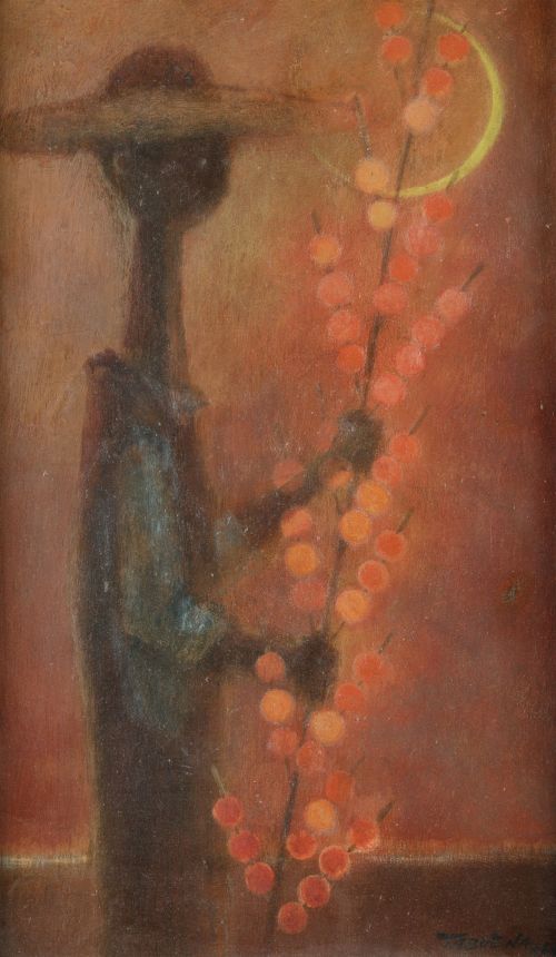 ROMEO VILLALBA TABUENA, "Vendedor de manzanas de caramelo",