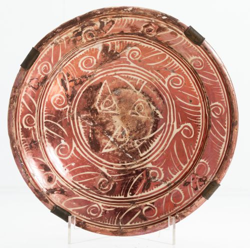Plato en cerámica de Manises S.XVII