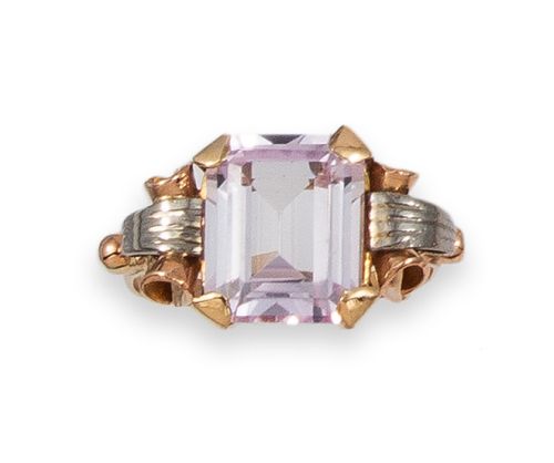 SORTIJA CHEVALIER DE ORO Y ROSA DE FRANCIA