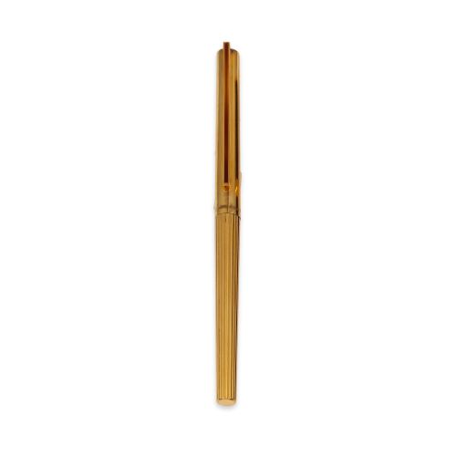 BOLIGRAFO DUPONT PLATA Y METAL DORADO