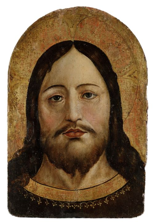 FRANCISCO DE OSONA, "El Salvador", Óleo sobre tabla