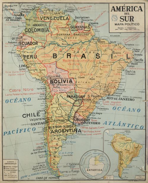 "Mapa de América"