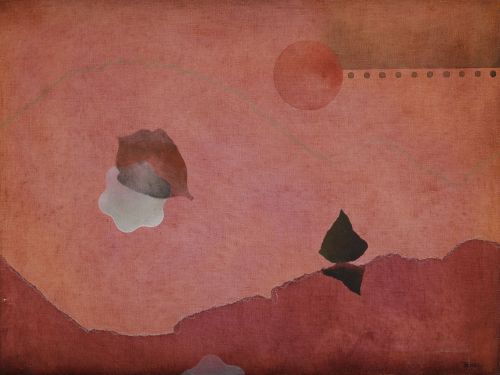 FRANCISCO BONET, "Dimensiones", Óleo sobre lienzo