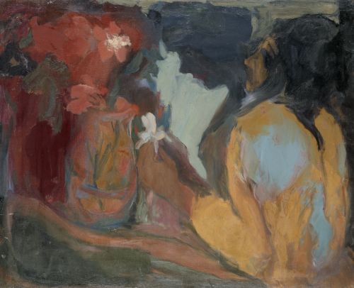 MARIANO  PELAEZ LANGA, "¿Cuál es mejor?", Óleo sobre lienzo