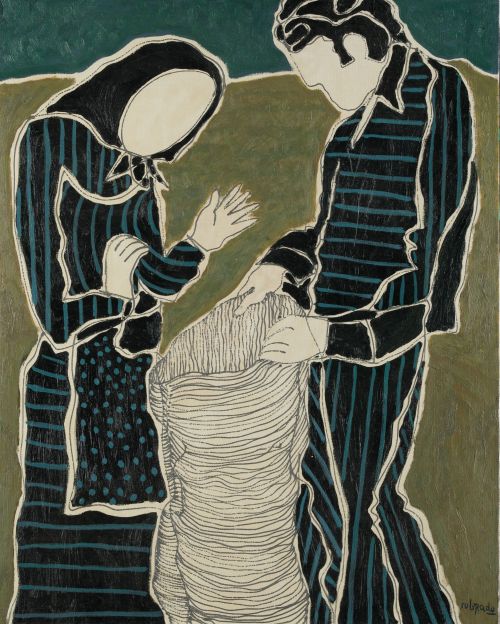 PEDRO SOBRADO, "Pescador", Óleo sobre lienzo