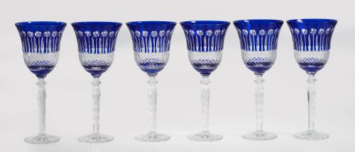 Seis copas de cristal, Bohemia, S.XX