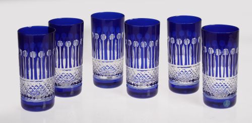 Seis vasos altos, Bohemia, S.XX