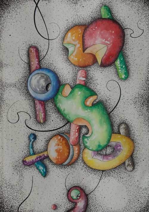 LUIS  PANIEGO, "Lilium", 2019, Tinta, acuarela y plumilla s