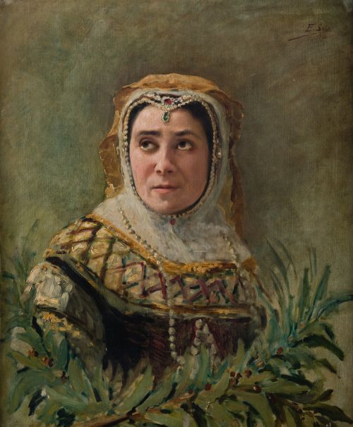 EMILIO SALA Y FRANCÉS, "La actriz Teodora Lamadrid en La Ri